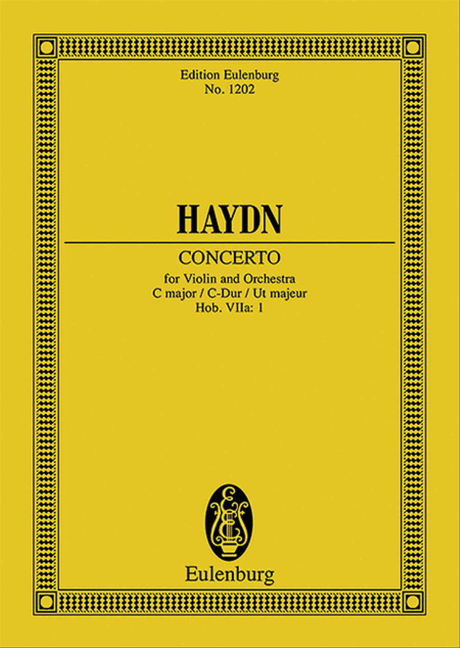 Concerto C major Orchestra scores gallery preview page 1
