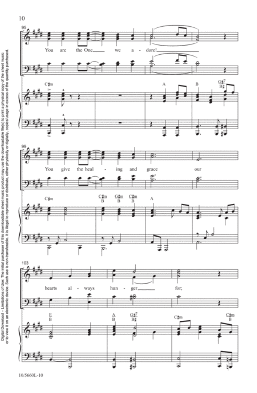 Wonderful, Merciful Savior 4-Part scores gallery preview page 10