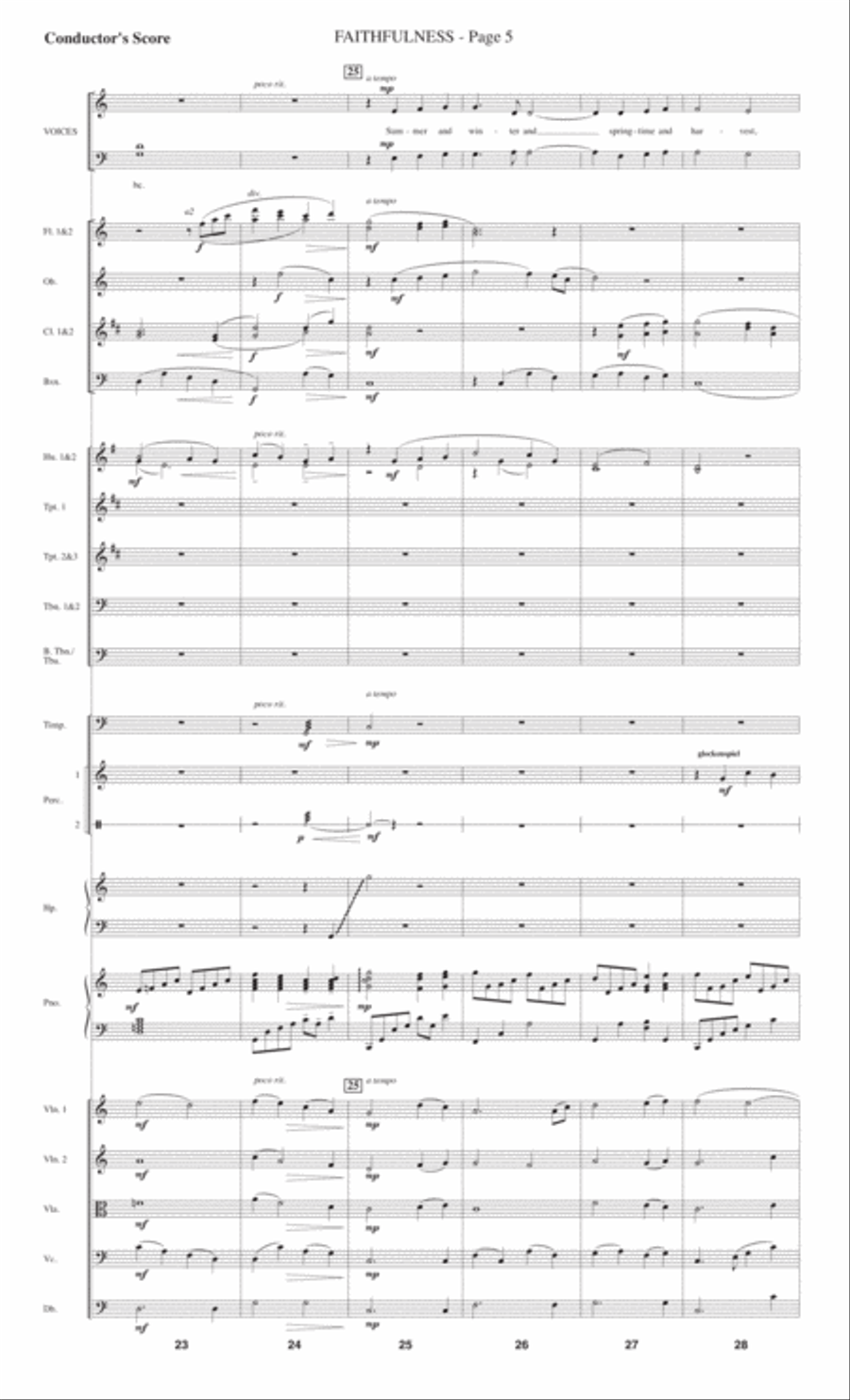 Faithfulness 4-Part scores gallery preview page 7