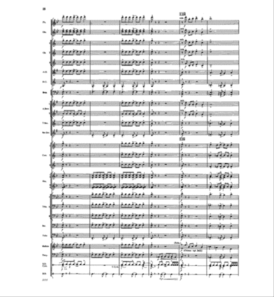 Majestia Concert Band scores gallery preview page 18