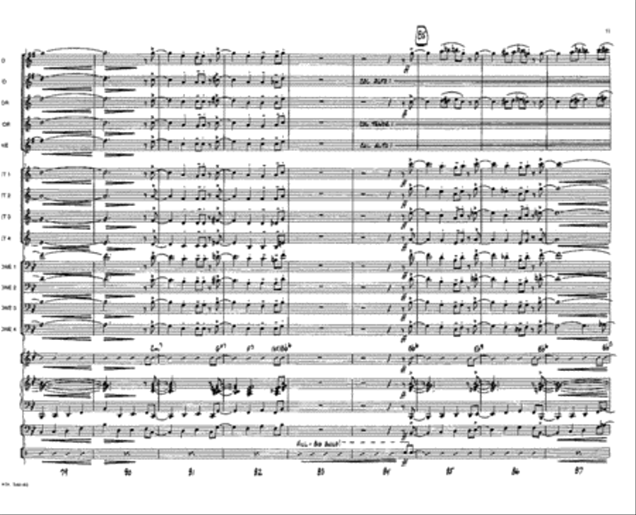 Kicks N' Licks Jazz Ensemble scores gallery preview page 12
