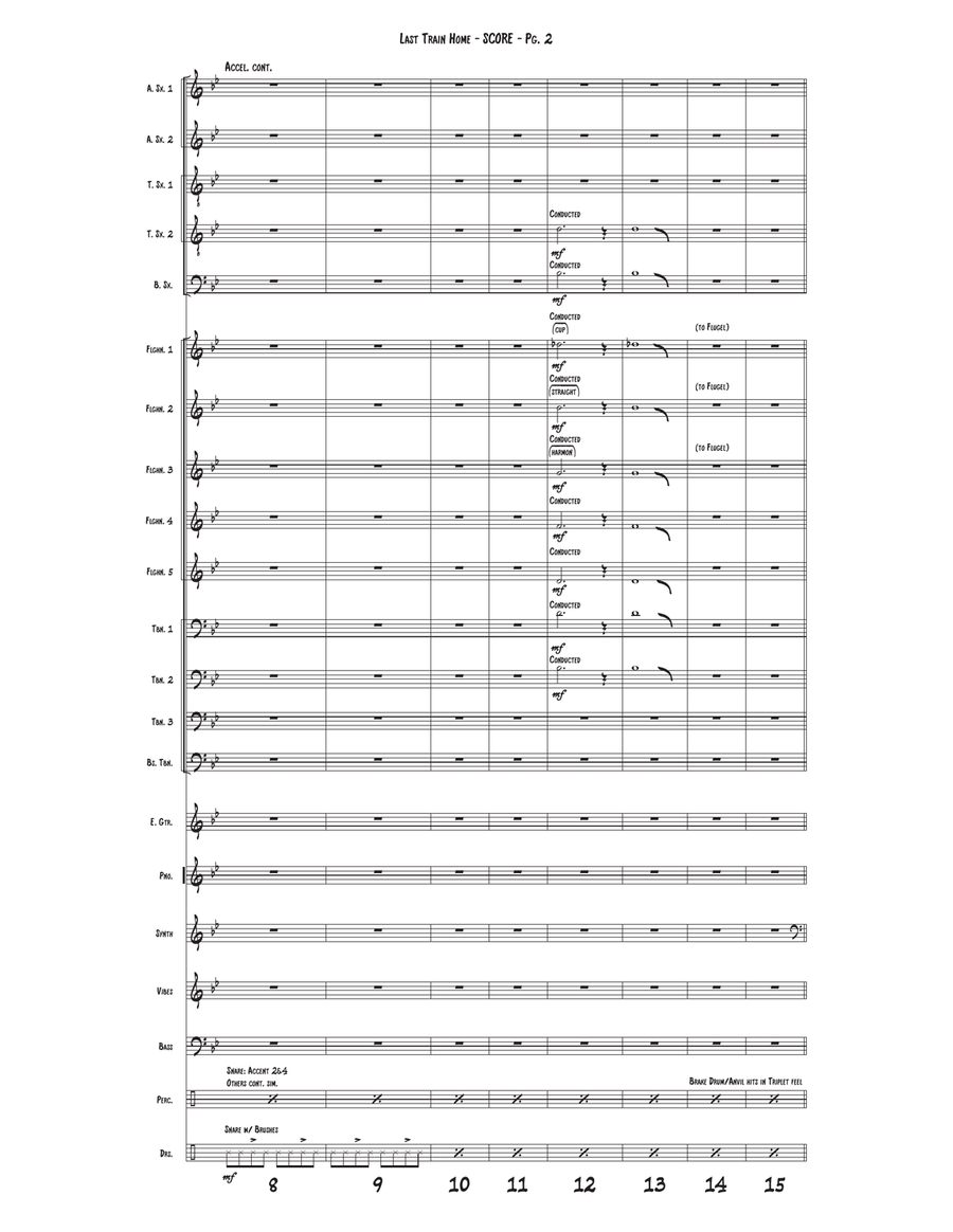 Last Train Home Jazz Ensemble scores gallery preview page 3