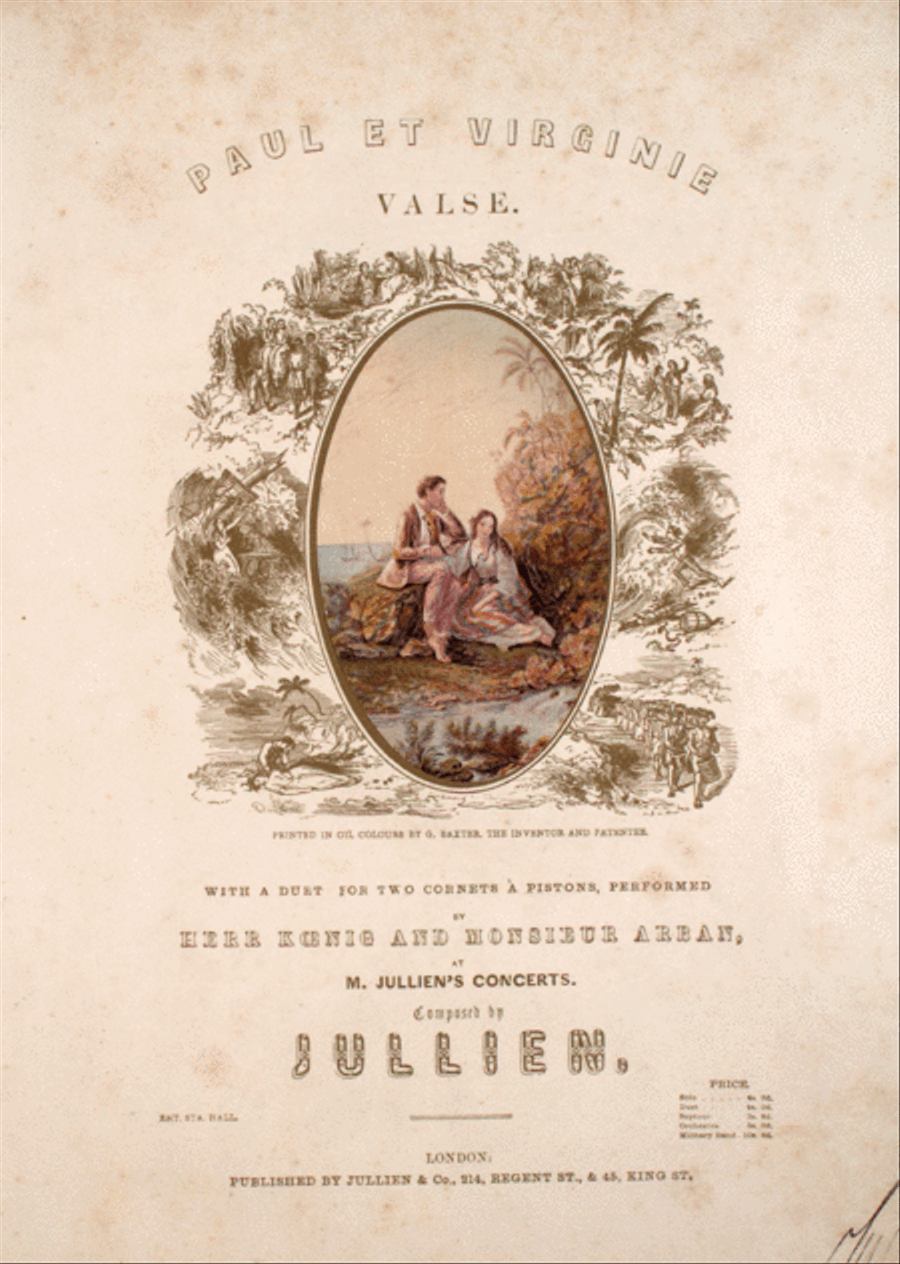 Paul et Virginie (inside Virginia). Valse Piano Solo scores gallery preview page 1