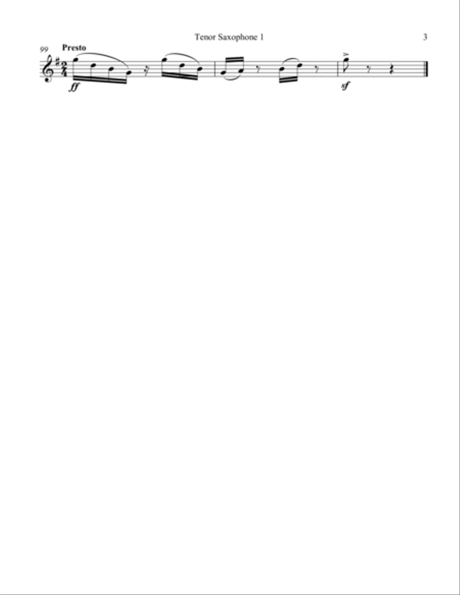 Themes with Interrupted Melodies Woodwind Trio scores gallery preview page 5