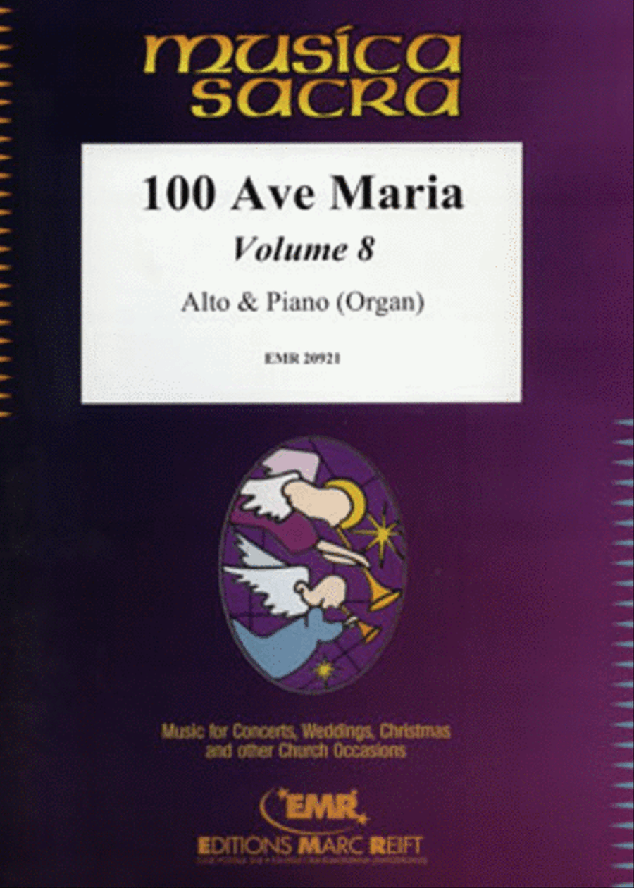100 Ave Maria Volume 8 Alto Voice scores gallery preview page 1