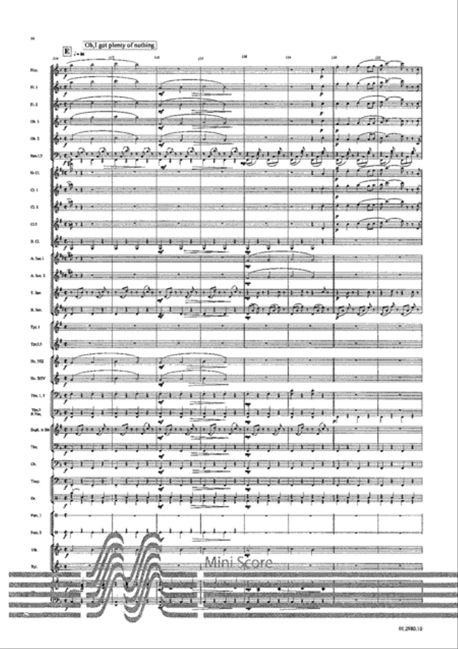 The Porgy and Bess Collection Concert Band scores gallery preview page 20
