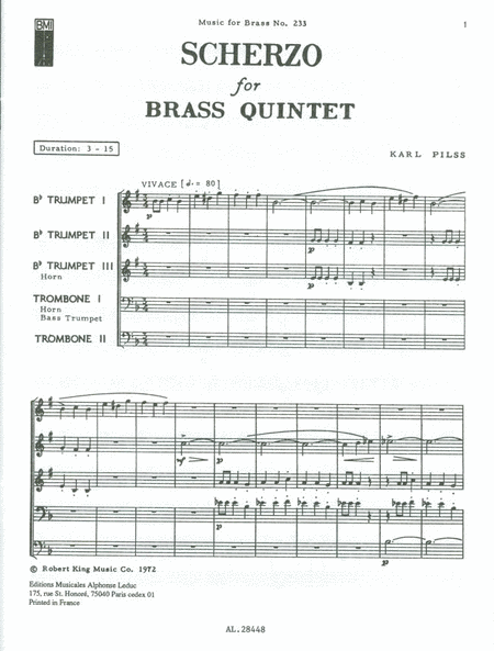 Scherzo (quintet-brass)