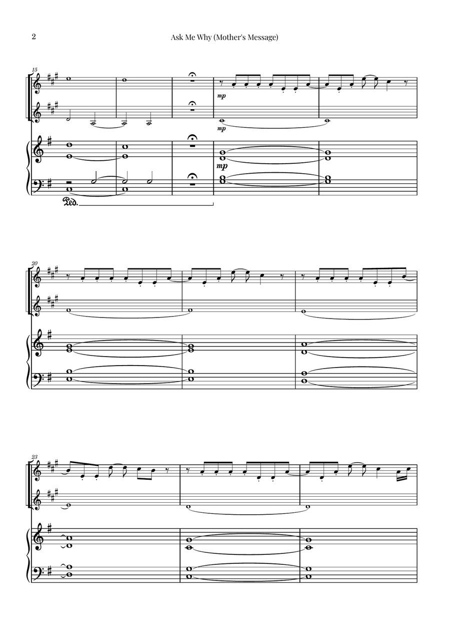The Boy And The Heron Clarinet Duet scores gallery preview page 2
