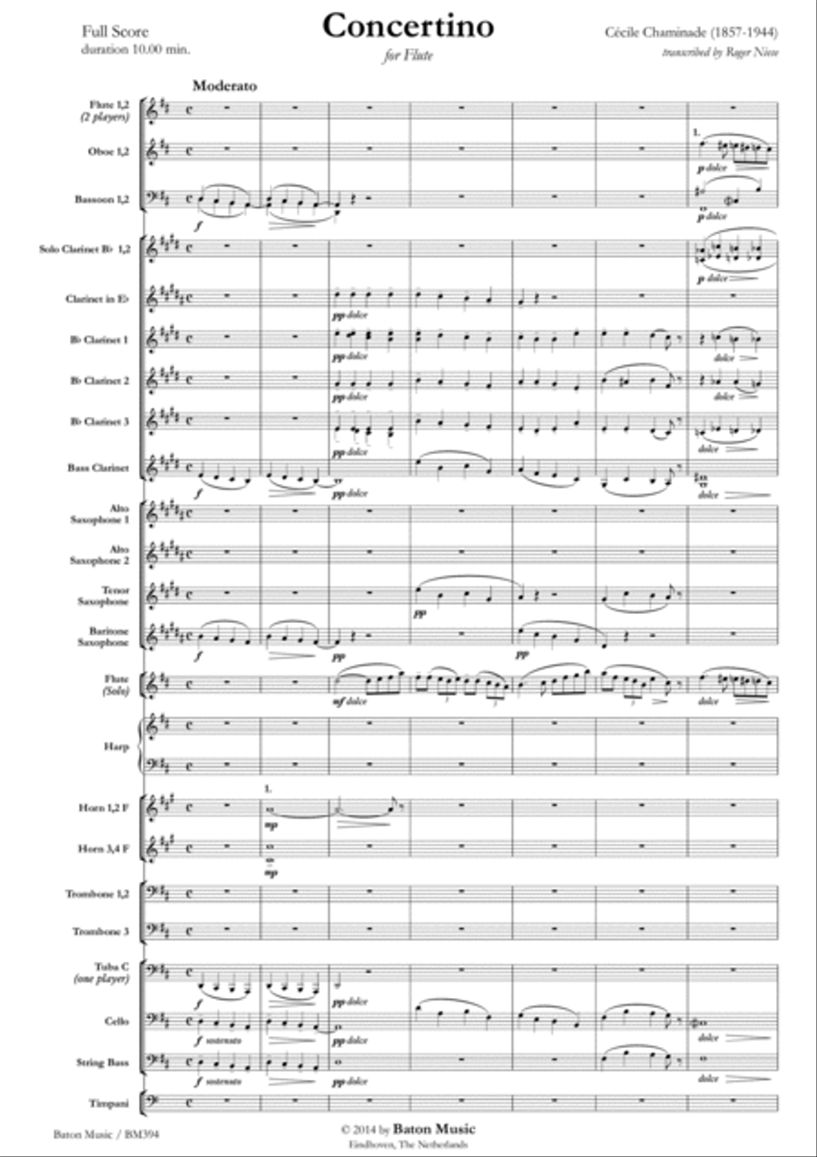 Concertino Concertino Concert Band scores gallery preview page 2
