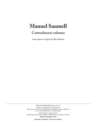 Book cover for Contradanzas cubanas
