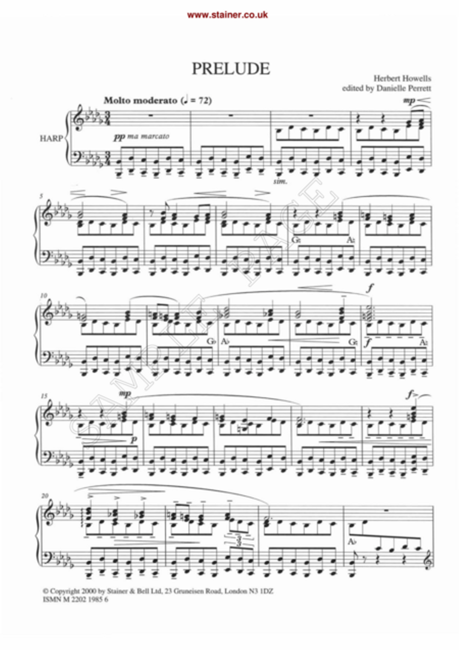 Prelude Harp scores gallery preview page 2