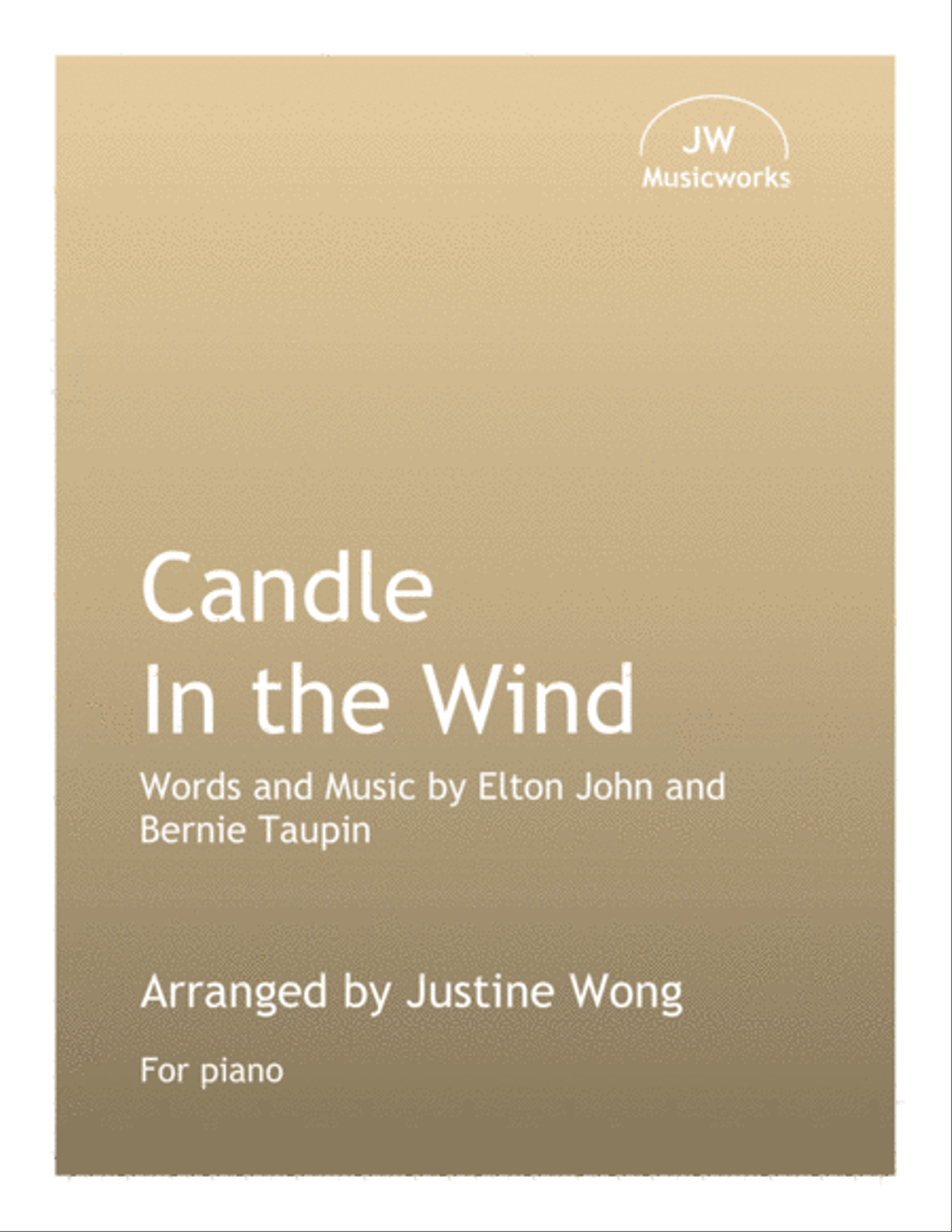 Candle In The Wind Candle In The Wind Piano Solo scores gallery preview page 1