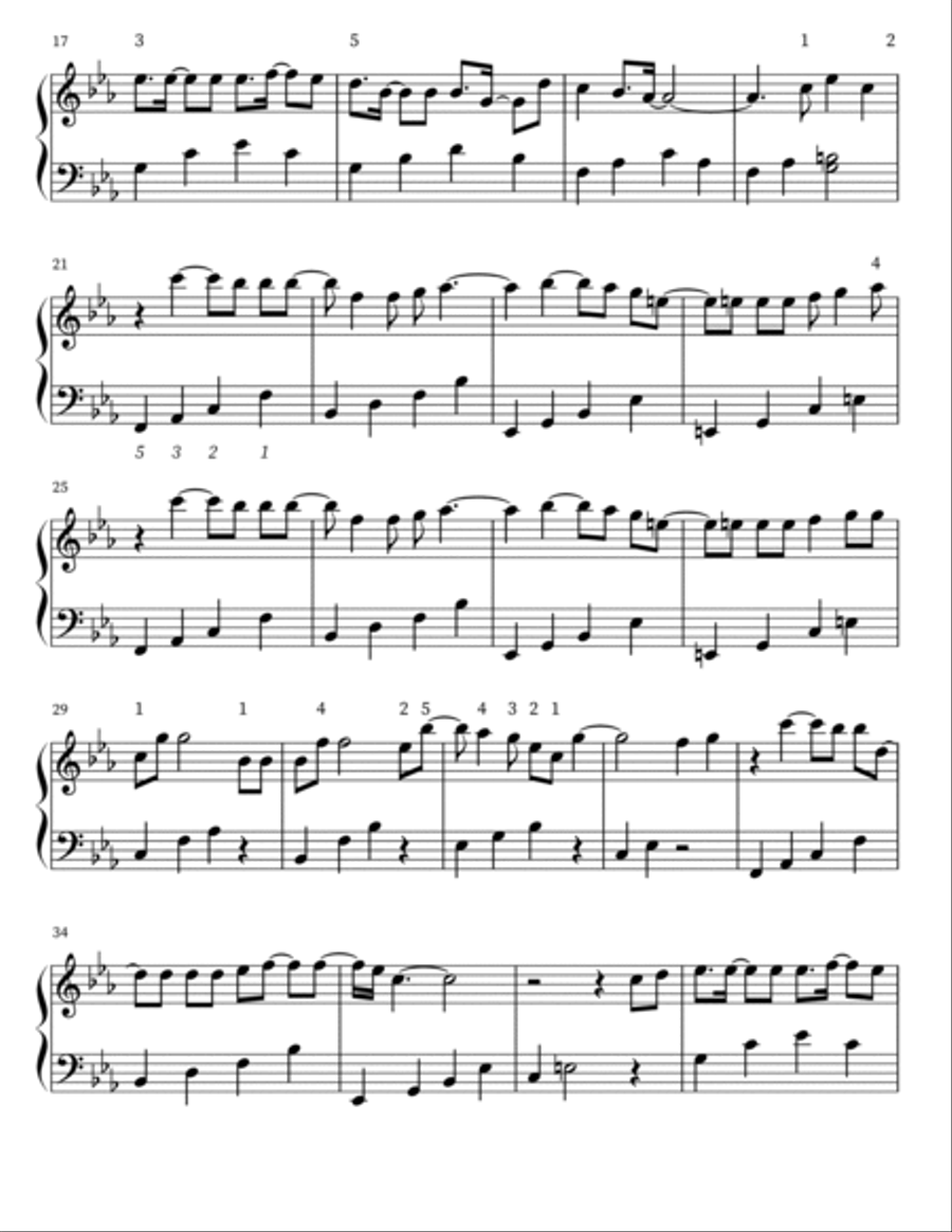 Feel It Twice Piano Solo scores gallery preview page 2