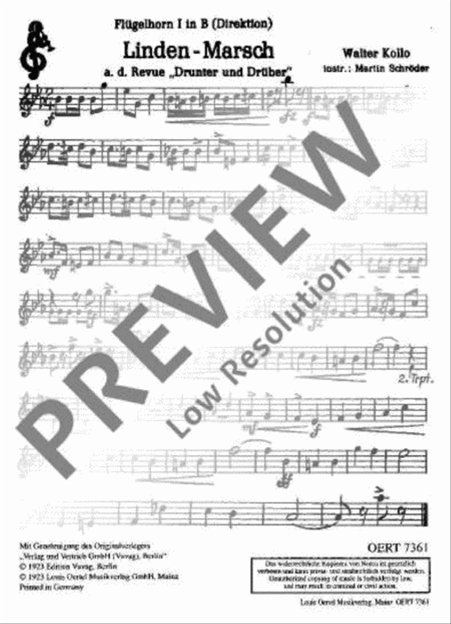 Linden-Marsch Concert Band scores gallery preview page 13