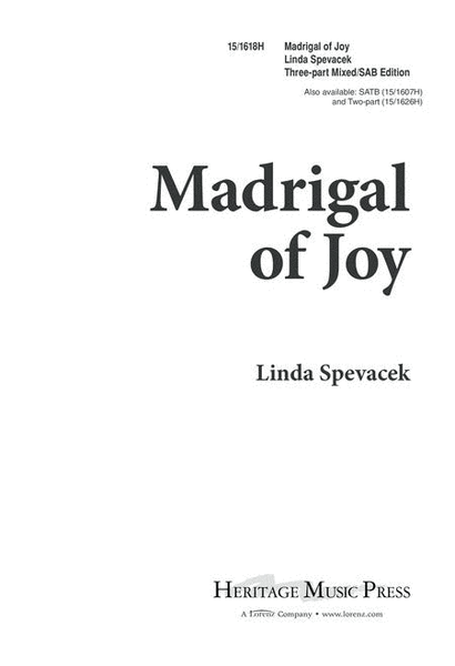 Madrigal of Joy image number null