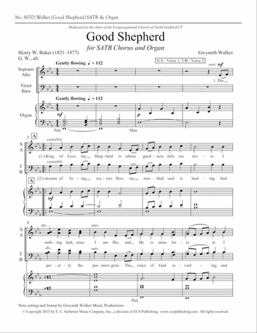Good Shepherd 4-Part scores gallery preview page 2
