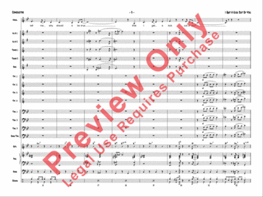 I Get a Kick Out of You Jazz Ensemble scores gallery preview page 6