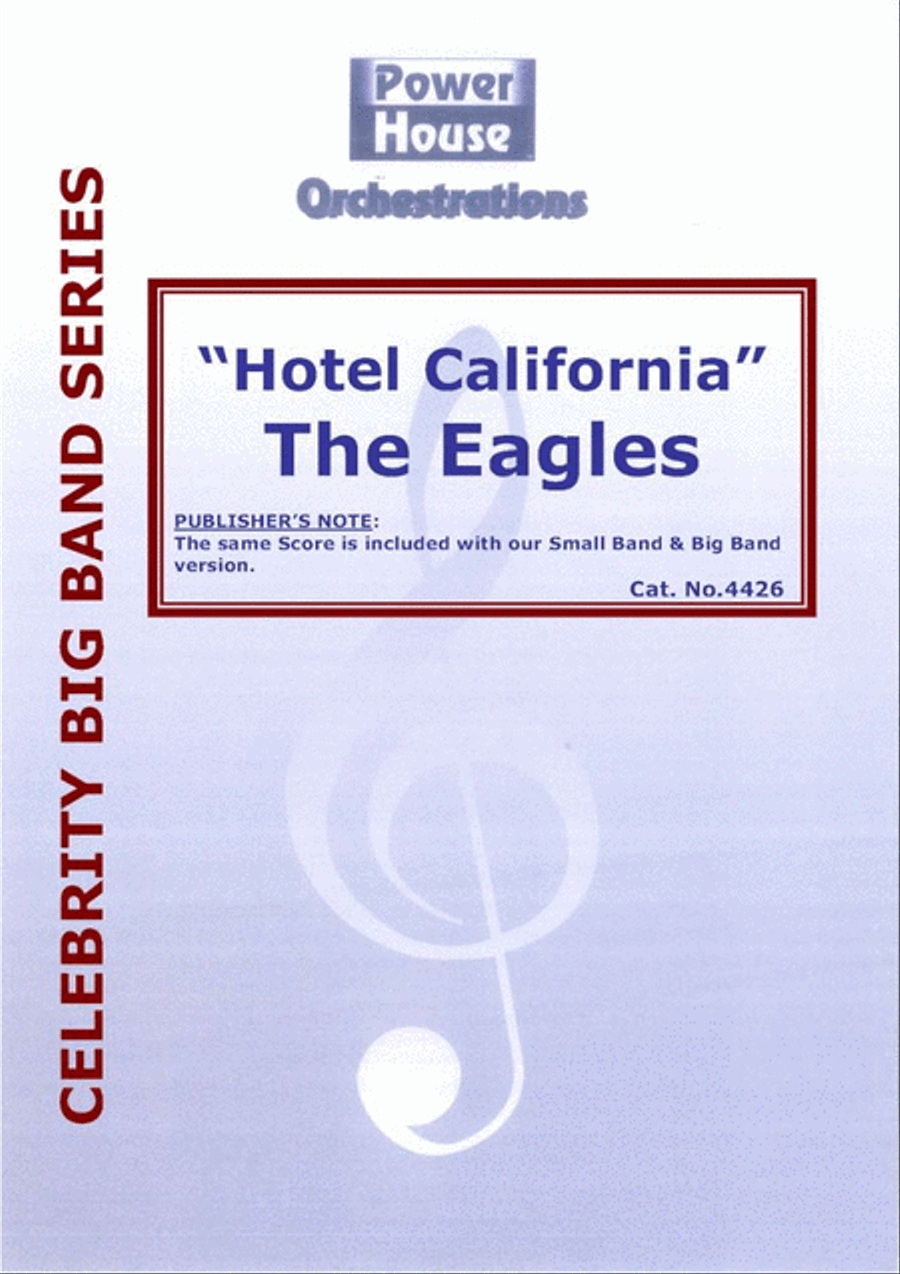 Hotel California Hotel California Jazz Ensemble scores gallery preview page 1