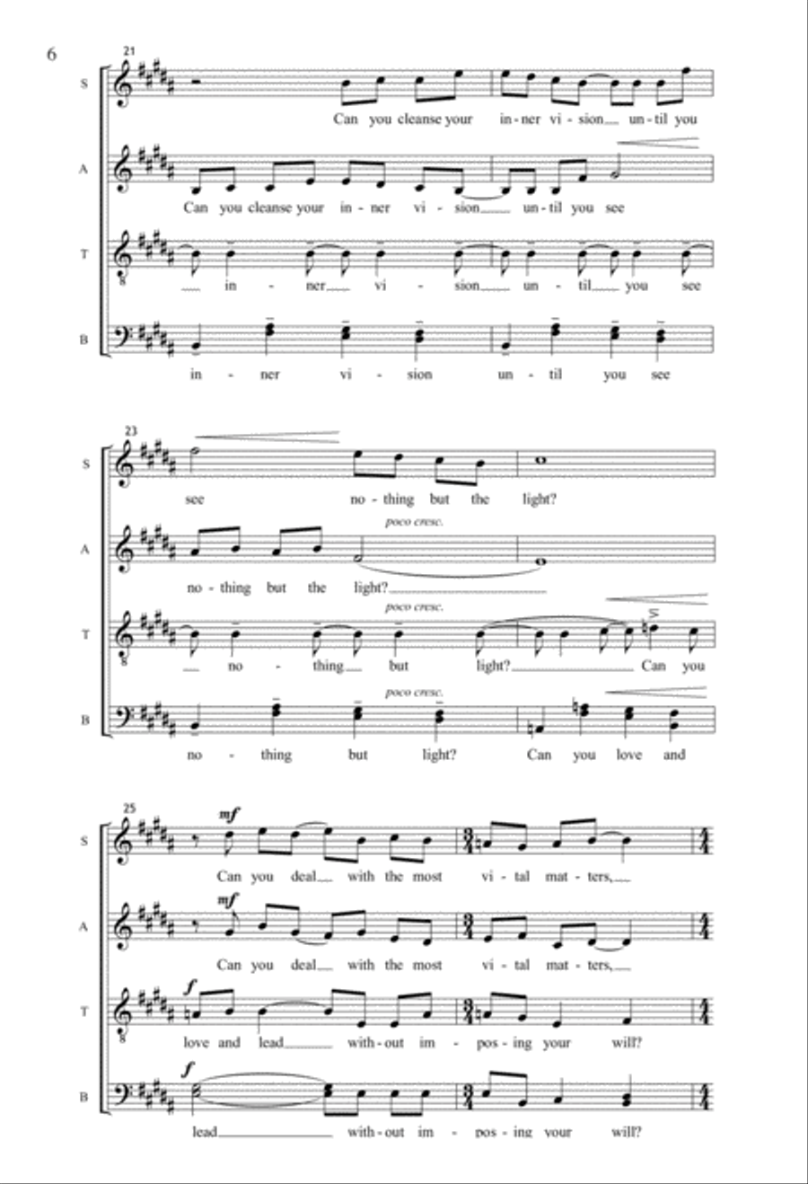 On Meditation 4-Part scores gallery preview page 4