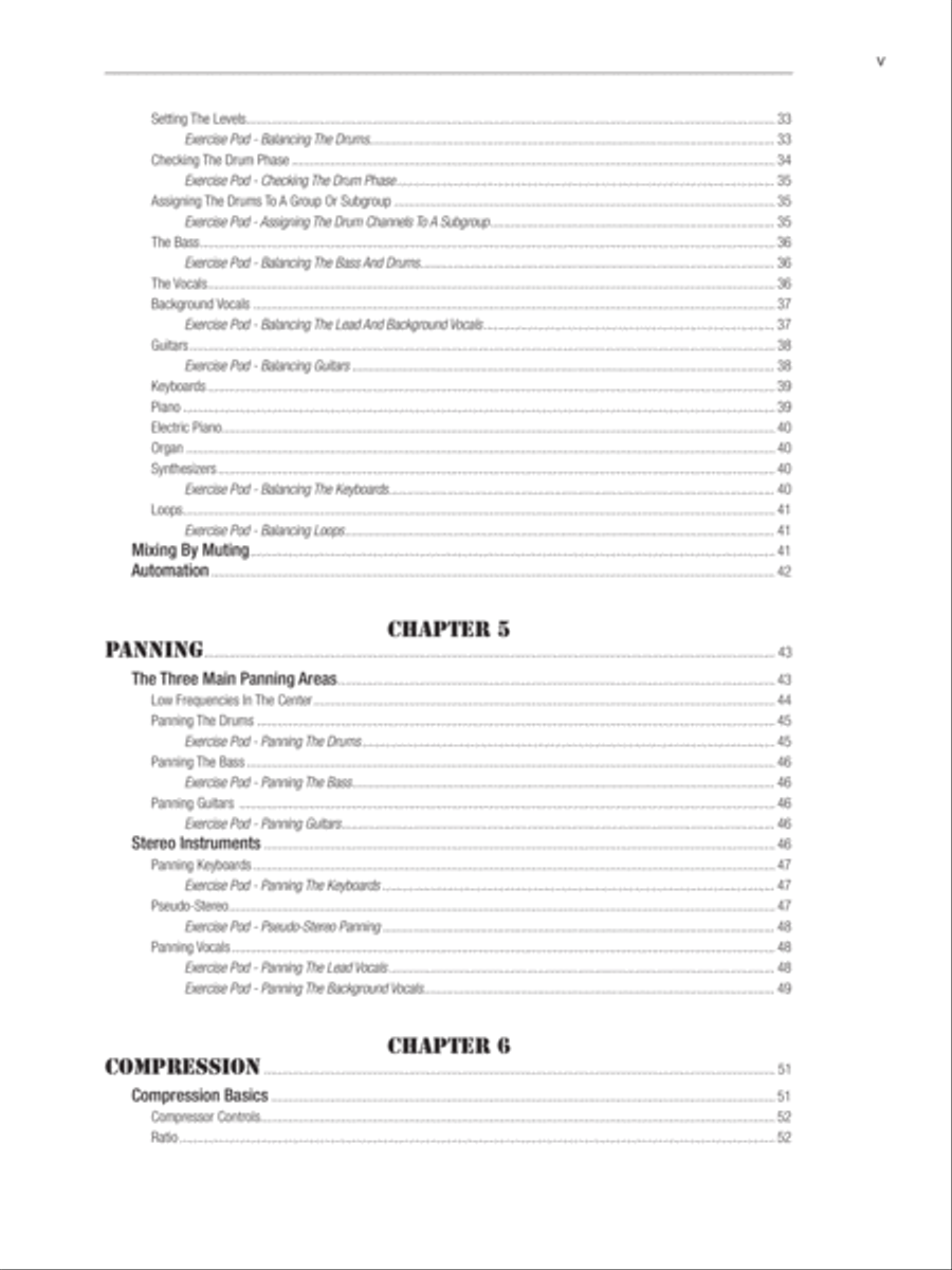 Audio Mixing Boot Camp Textbook scores gallery preview page 14