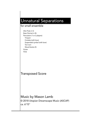 Unnatural Separations