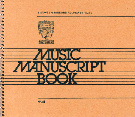 Music Manuscript Book