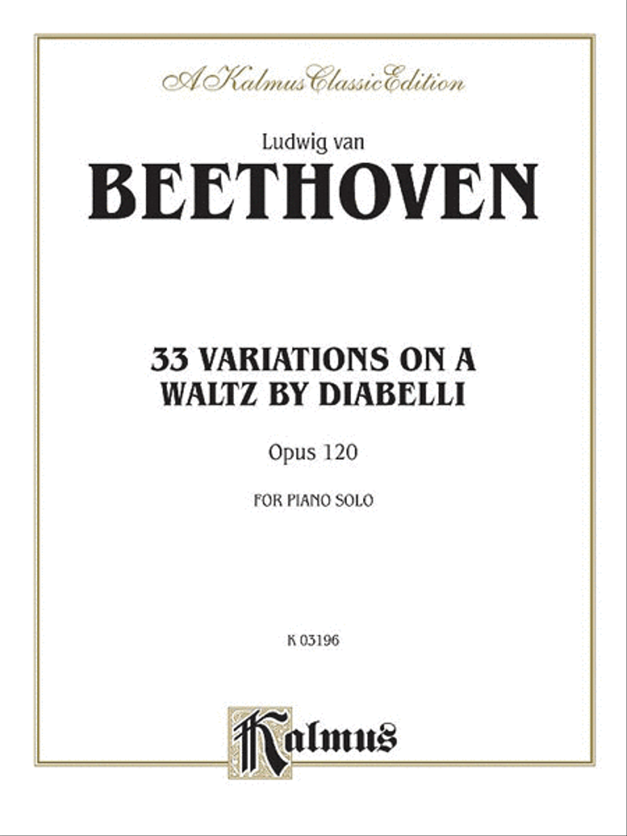 Diabelli Variations Small Ensemble scores gallery preview page 1