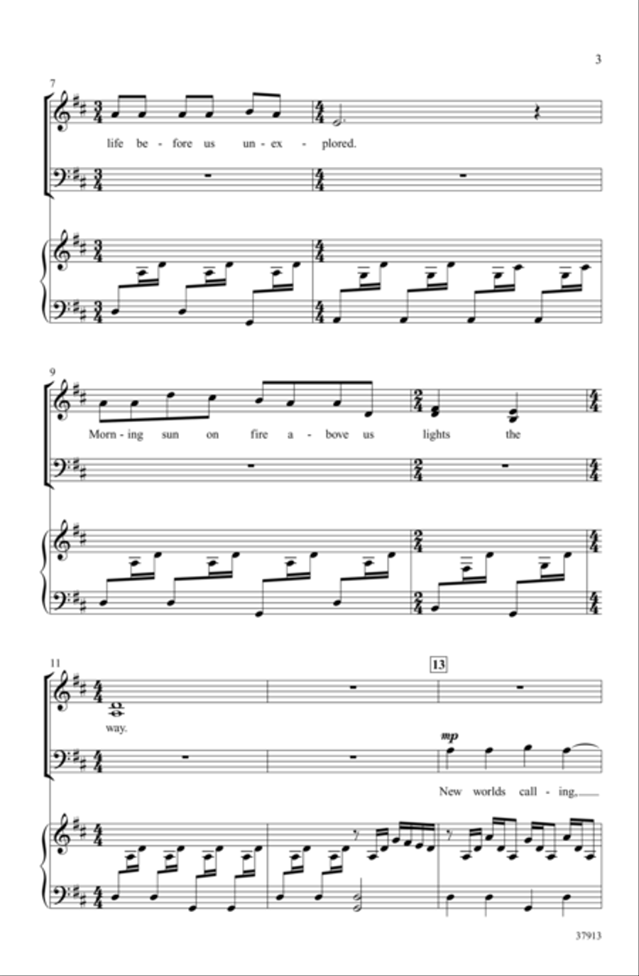 Closer to the Flame - SoundTrax CD (CD only) Choir scores gallery preview page 3
