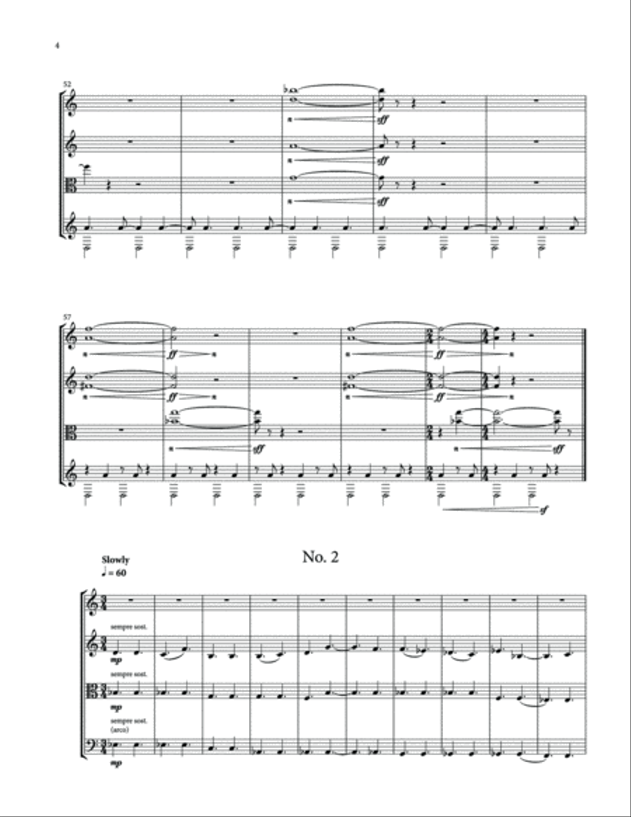 Diacritical Marks - Score & Parts String Quartet scores gallery preview page 6