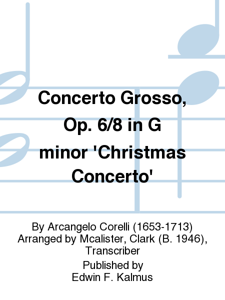 Concerto Grosso, Op. 6/8 in G minor 'Christmas Concerto' image number null