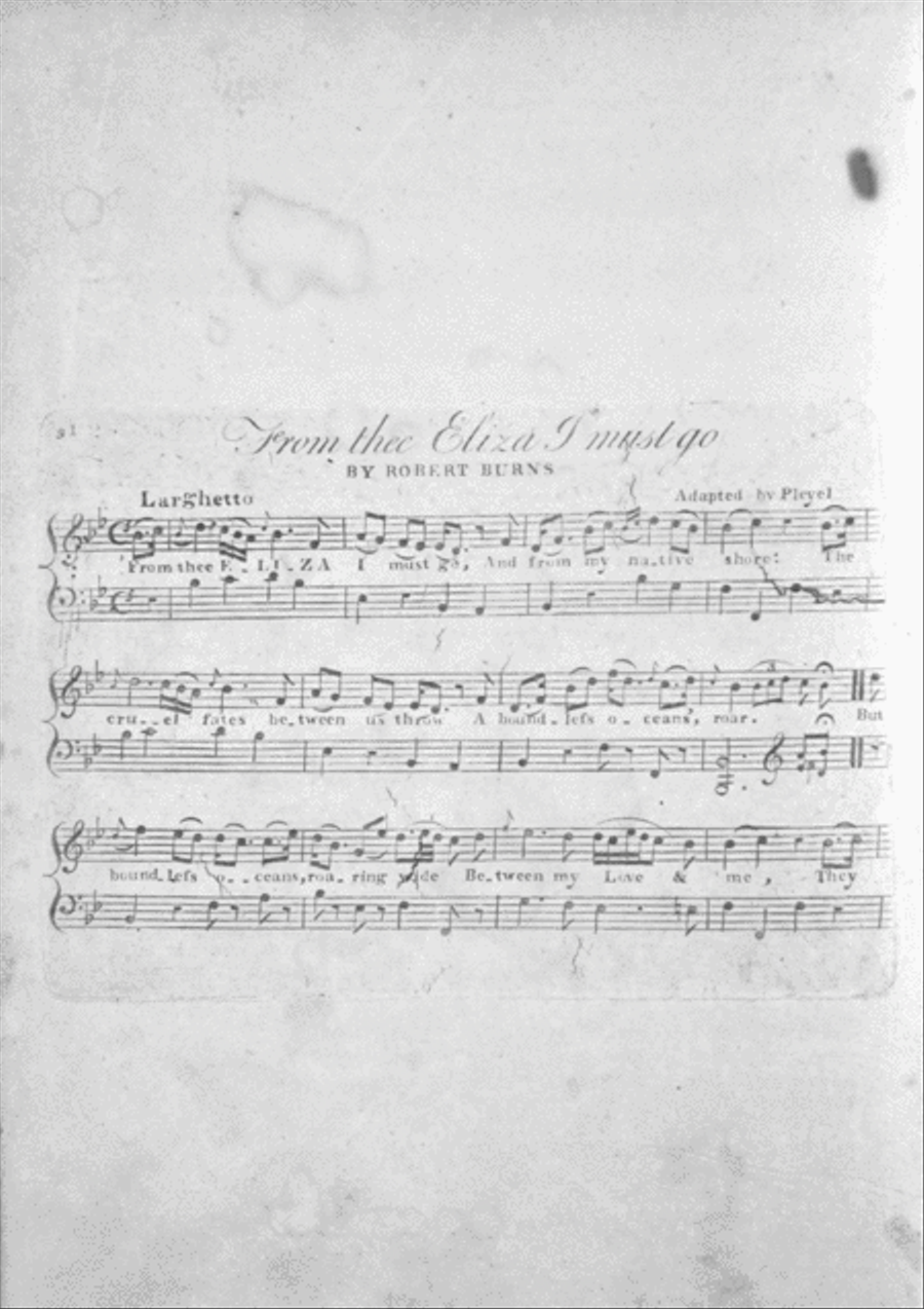 From Thee Eliza I Must Go Voice scores gallery preview page 1