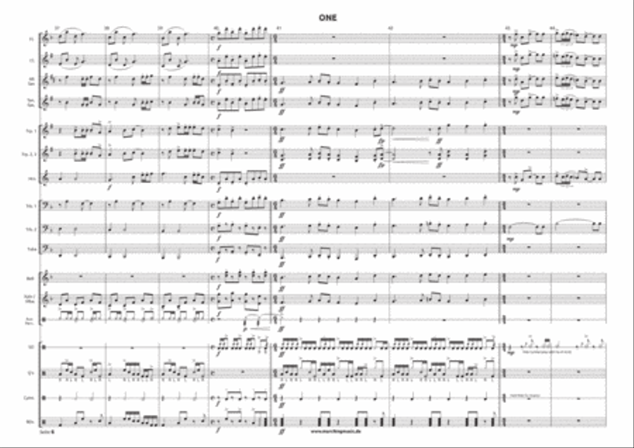 One Marching Band scores gallery preview page 6