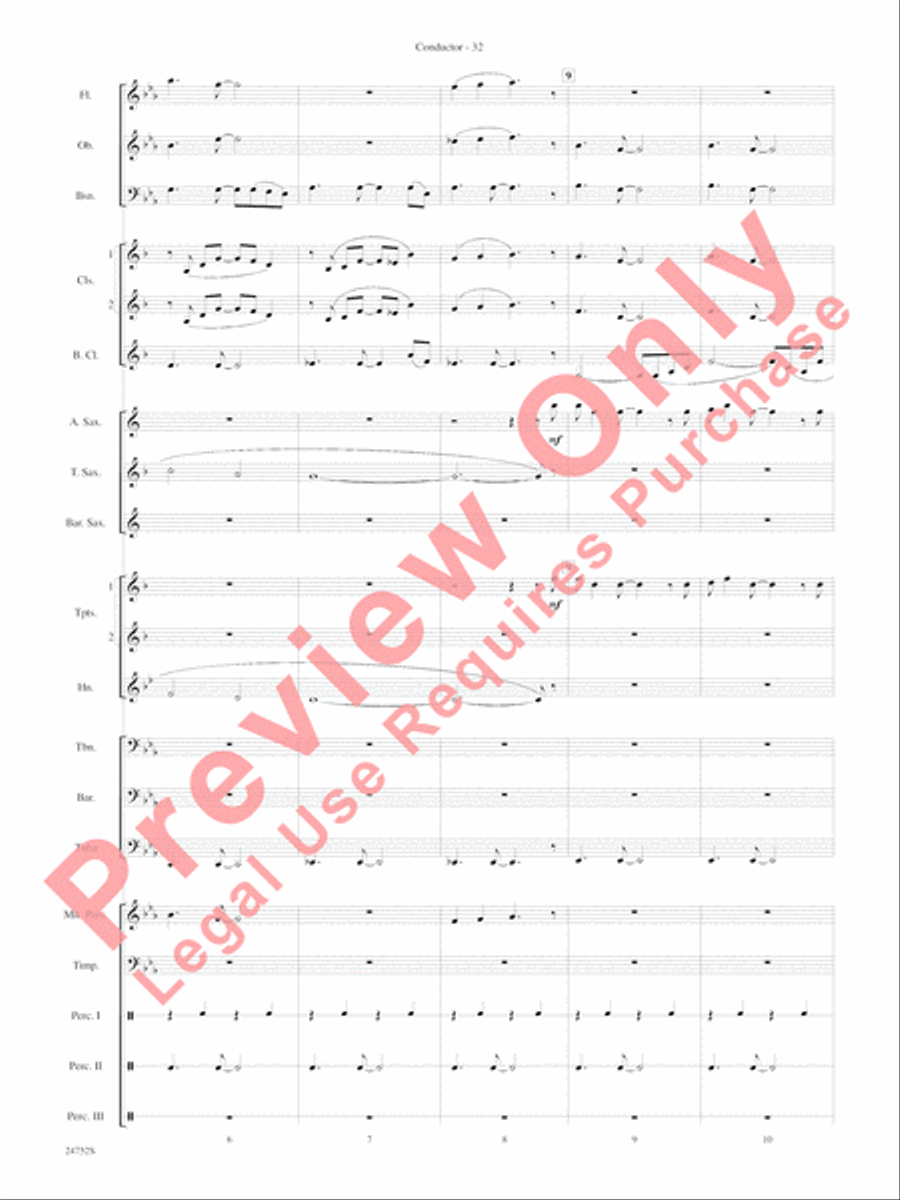 Charlie and the Chocolate Factory, Suite from Concert Band scores gallery preview page 35