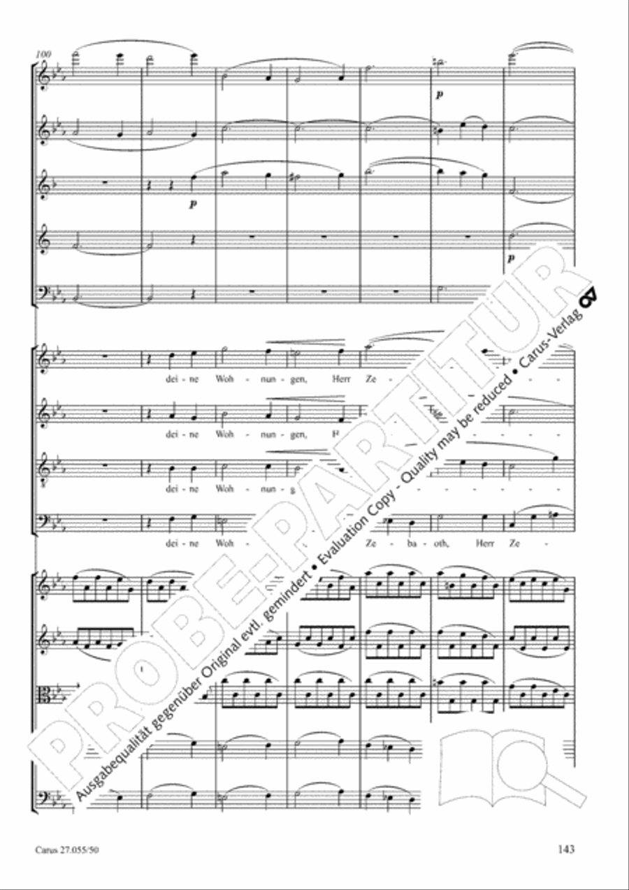 Ein Deutsches Requiem (German Requiem) 4-Part scores gallery preview page 150