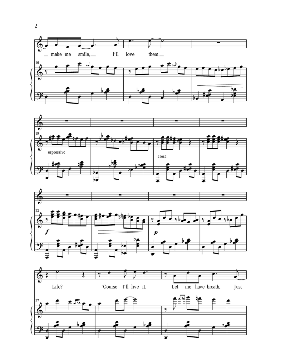 Phenomenal Woman Phenomenal Woman Soprano Voice scores gallery preview page 6