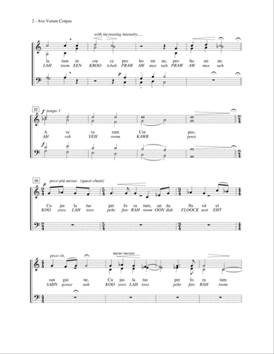 Ave verum corpus