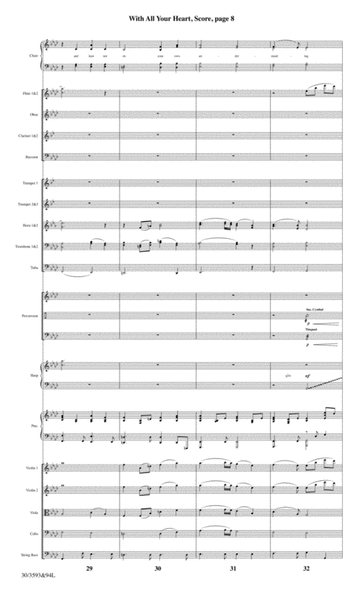With All Your Heart - Orchestral Score and Parts