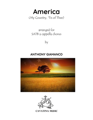 Book cover for America (SATB, a cappella)