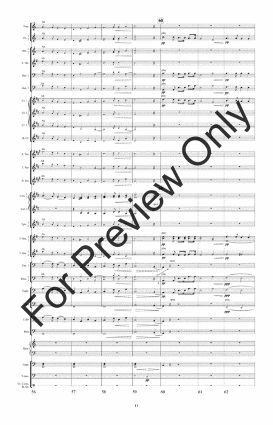 In Memoriam In Memoriam Concert Band scores gallery preview page 14