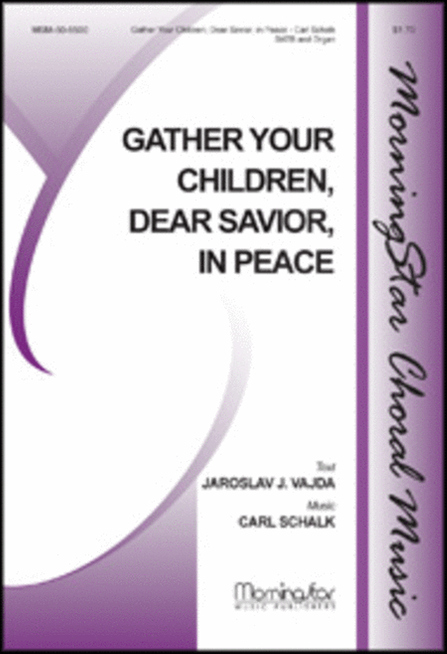 Gather Your Children, Dear Savior, in Peace 4-Part scores gallery preview page 1