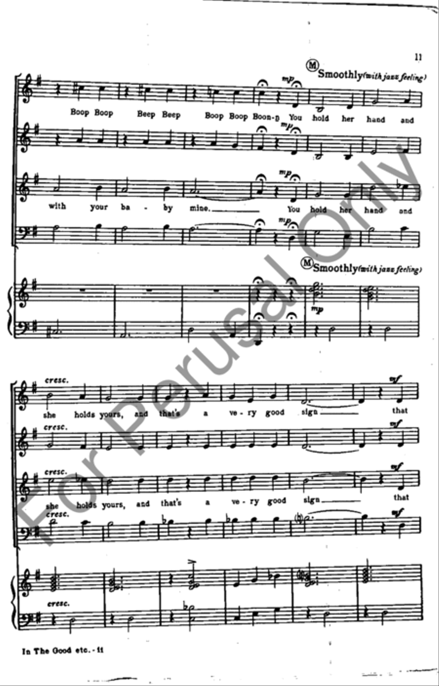 In The Good Old Summertime 4-Part scores gallery preview page 11