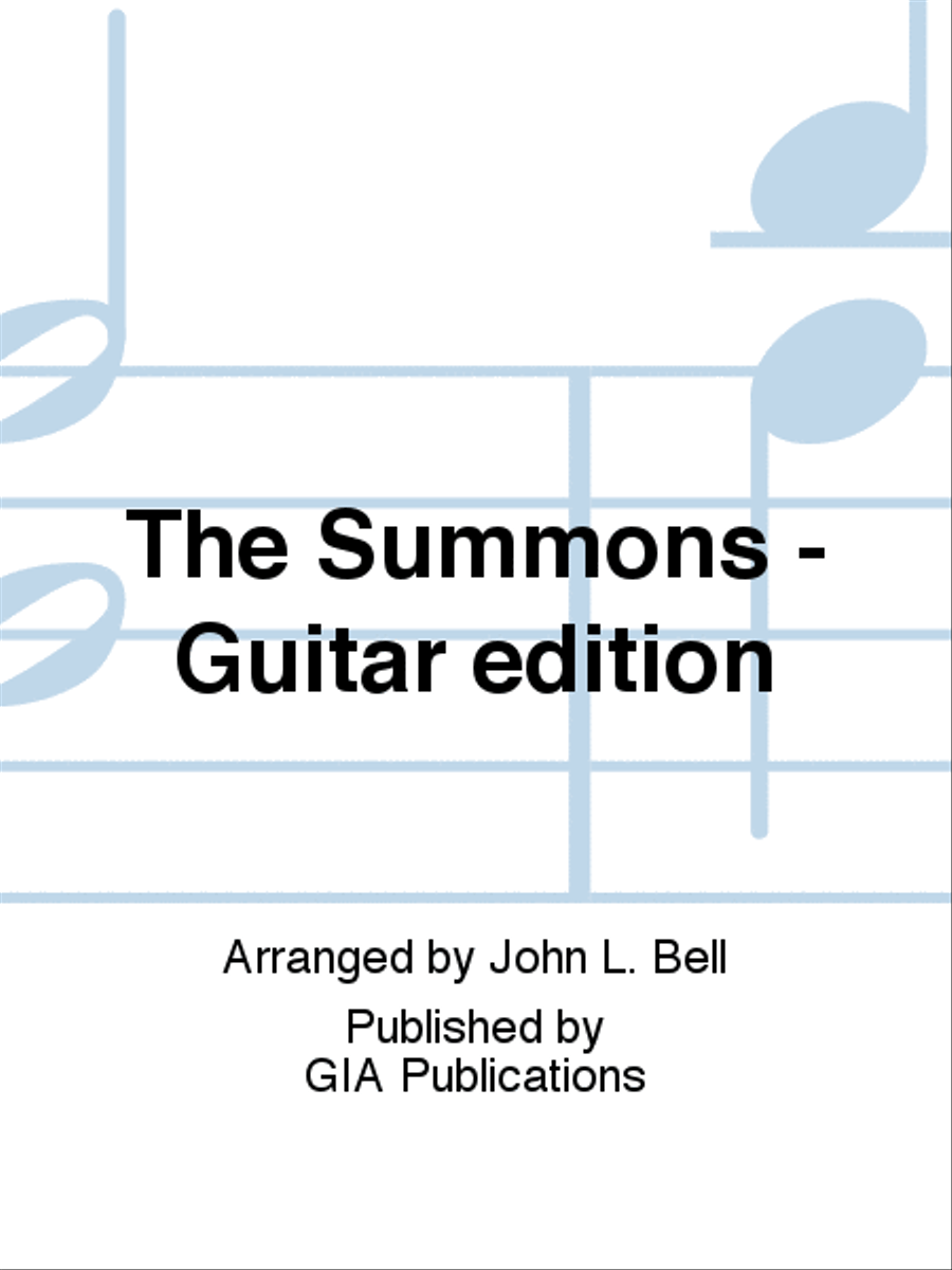 The Summons - Guitar edition Guitar scores gallery preview page 1