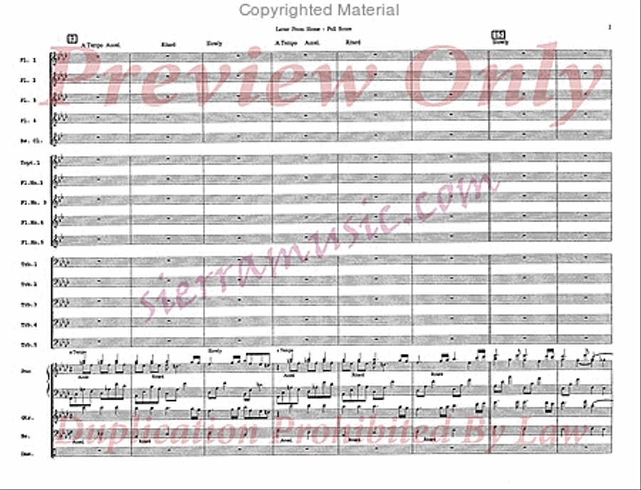 Letter from Home (Pro) Letter from Home (Pro) Big Band scores gallery preview page 3