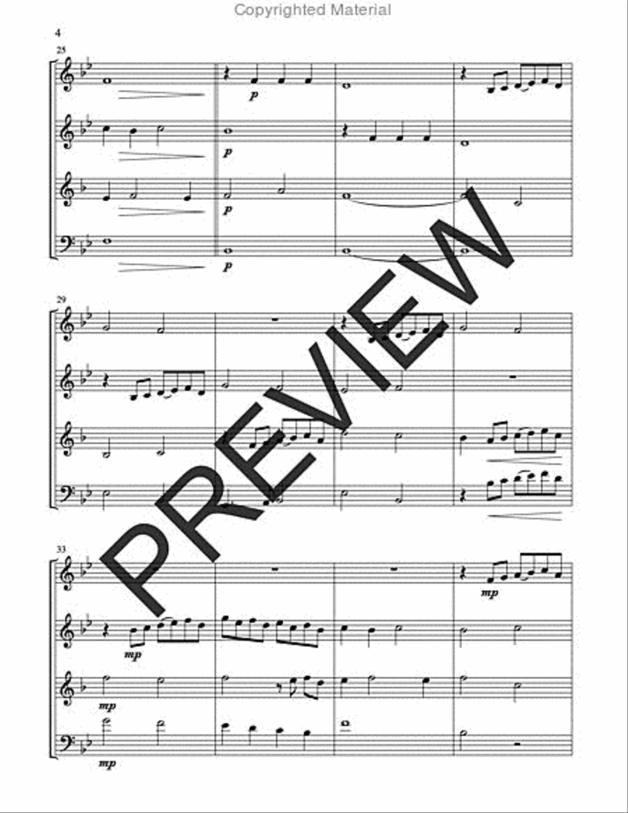 Canzon Cornetto Cornet scores gallery preview page 4