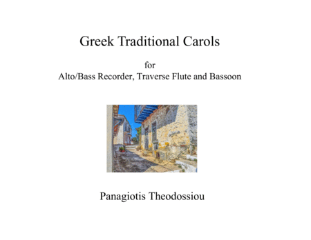 Greek Traditional Carols, for alto/bass recorder, traverse flute and bassoon image number null