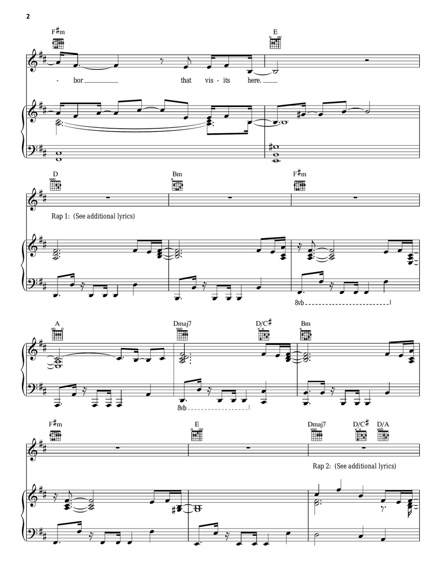 Neighbors Neighbors Acoustic Guitar scores gallery preview page 2
