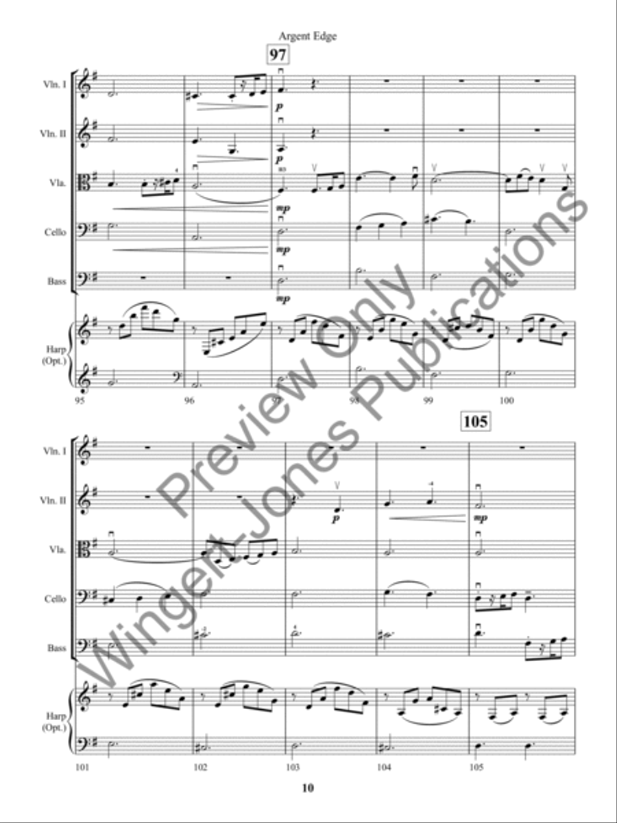 Argent Edge String Orchestra scores gallery preview page 13