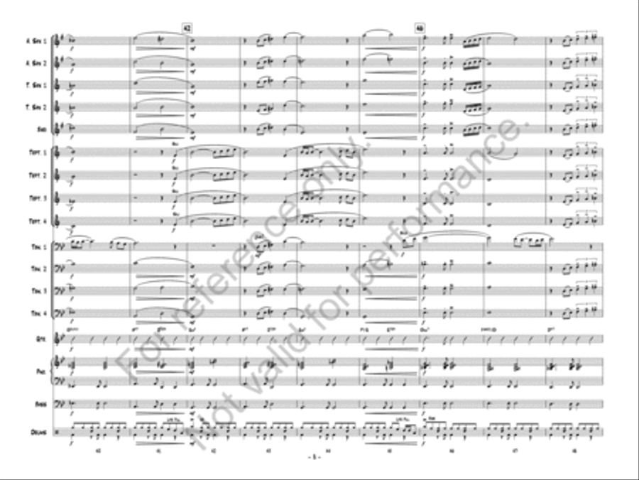 Somewhere In The Moonlight Jazz Ensemble scores gallery preview page 9