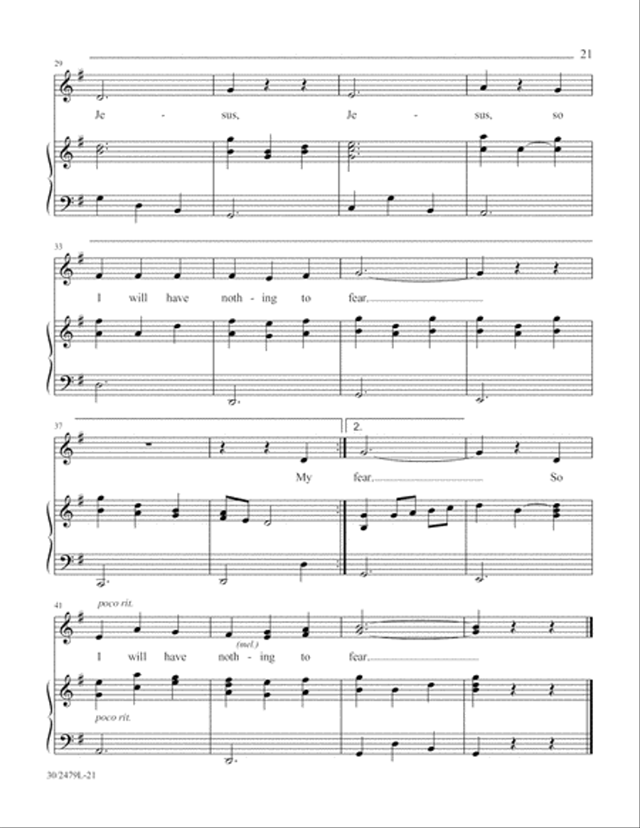 Scripture Songs Unison Choir scores gallery preview page 22