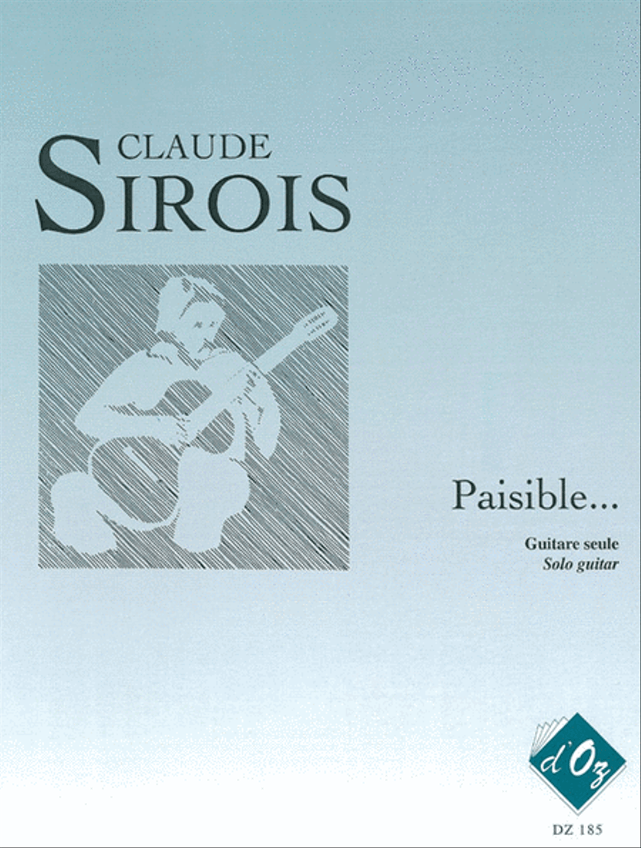 Paisible... Classical Guitar scores gallery preview page 1